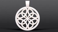 Dara Knot Pendant | 3D