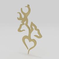 Deer love Icon | 3D