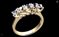 kast ring jewellery 3d model | 3D