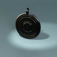 Vynil record pendant | 3D