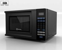 Compact Microwave Whirlpool MAX 48 IX - 3D Model by maker3d