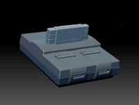 Super Nintendo SNES and Game | 3D