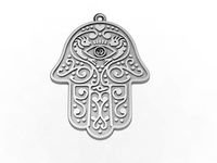 Pendant Hamsa hand  | 3D