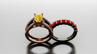 women ring 0018 by | 3D