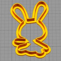 Cookie Cutter Bunny Rabbit Conejo Easter Pascua | 3D