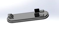 m4 buttstock pad mount | 3D