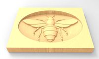 Bee for CNC Hive art Honey Wood Signs and boxes | 3D