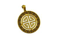 Versace pattern Mans Pandent | 3D