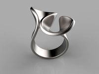 Small finger ring 029 | 3D