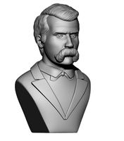 Friedrich Nietzsche bust | 3D