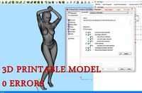 Woman posing | 3D