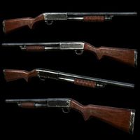Ithaca 37 Shotgun M37 PBR MODEL UNITY UNREAL ENGINE