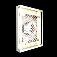 Hustle Ace Of Clubs lamp on the wall