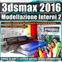 010 3ds max 2016 Modellazione Interni 2 v 10 cd front