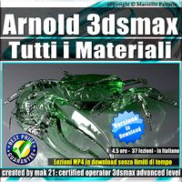 Arnold Tutti i Materiali 3ds max Tutorial MP4
