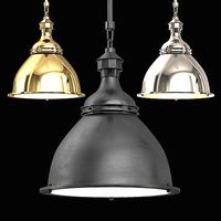 20th century English Cloche Pendant