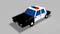 LOW POLY POLICE CAR
