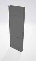 Wooden Glass Door