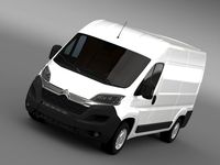 Citroen Relay Van L2H2 2015 3D Model