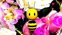 cartoon-style Robot Bee