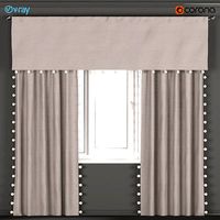 Curtains with pompoms from Restoration hardware RH
