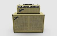 Blonde Vintage 1964 Fender Bassman 6G6B Tube Amp