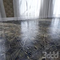 Модульный массивный Романовский паркет