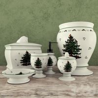 Аксессуары для ванной Avanti, Коллекция Spode Christmas Tree