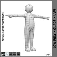 Child Stickman Character