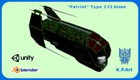 Spaceship Patriot Type 2 C1 Green