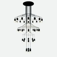WIREFLOW FREEFORM 03378 LED SUSPENSION 42 LAMP