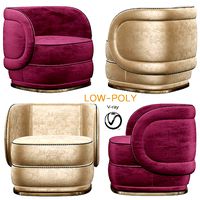 Armchair Dyor Smania 3d model