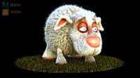Sheep Dog for production render in Maya 2018 Arnold