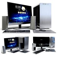 monitor 27 inc AOC i2757Fm PC case JONSBO RM4 S and peripherals