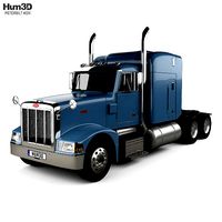 Peterbilt 377 Sleeper Cab Tractor Truck 1999