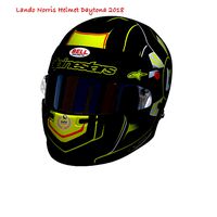 Norris helmet Daytona