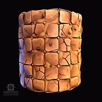Stylized Desert Tiles - Substance Designer Grap