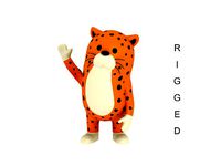 Rigged Leopard Character