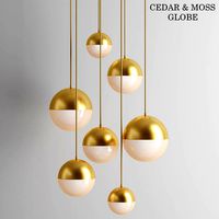 Pendant lighting CEDAR AND MOSS GLOBE