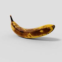 Banana 02 Lowpoly