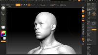 black teen low poly