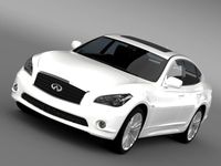 Infiniti M30d Y51 2013 3D Model