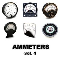 Vintage analog ammeters collection vol1