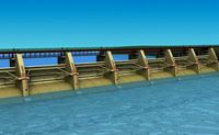 dam Sluice gate