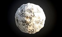 Snow Rock Glacier Wet Dirt Tire Track Seamless PBR Textur