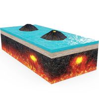 Forming Volcano Visualization Animated