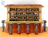 Kiosco Beach Set Decoration Taburete Bar Stools