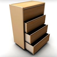 Chest of drawers 3D Model