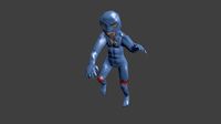 Hiper low poly heroe