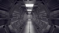 Modular Sci-Fi Corridor kitbash set Science fiction interior